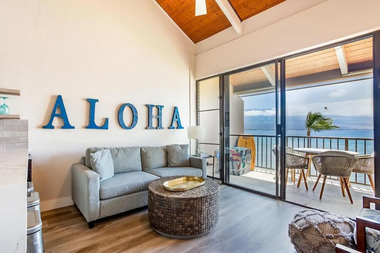 Maalaea Banyans 411 - Direct Ocean Front, Ac Villa Wailuku Holiday home